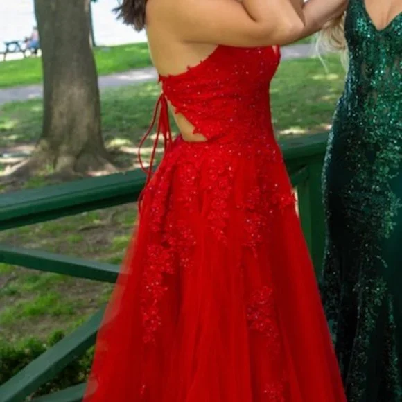 Red Prom Dress - Picture 1 of 3